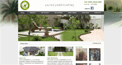 Desktop Screenshot of lucky-landscaping.com